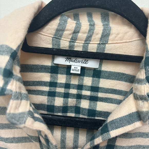 MADEWELL Oversized Ex-Boyfriend Swing Shirt in Windowpane - Picture 5 of 11